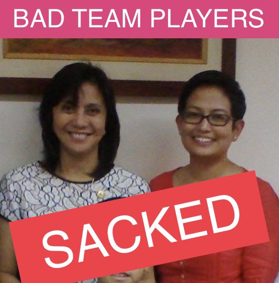 altGenie's tweet image. In other words: SINIPA. This is very much what happened to Leni, TWICE.

Shame to the President if he doesn't give her chance in govt because of her politics. Shame to her if she squanders it.

Team player is a basic qualification. Remember: Hindi ka binoto ng tao para umupo dyan