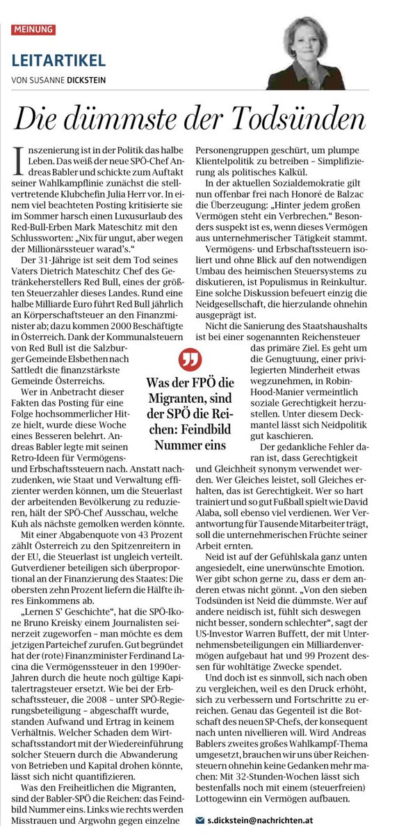 Sieht so aus, als würden gewisse politische Bewegungen immer Feindbilder brauchen, warum nur?