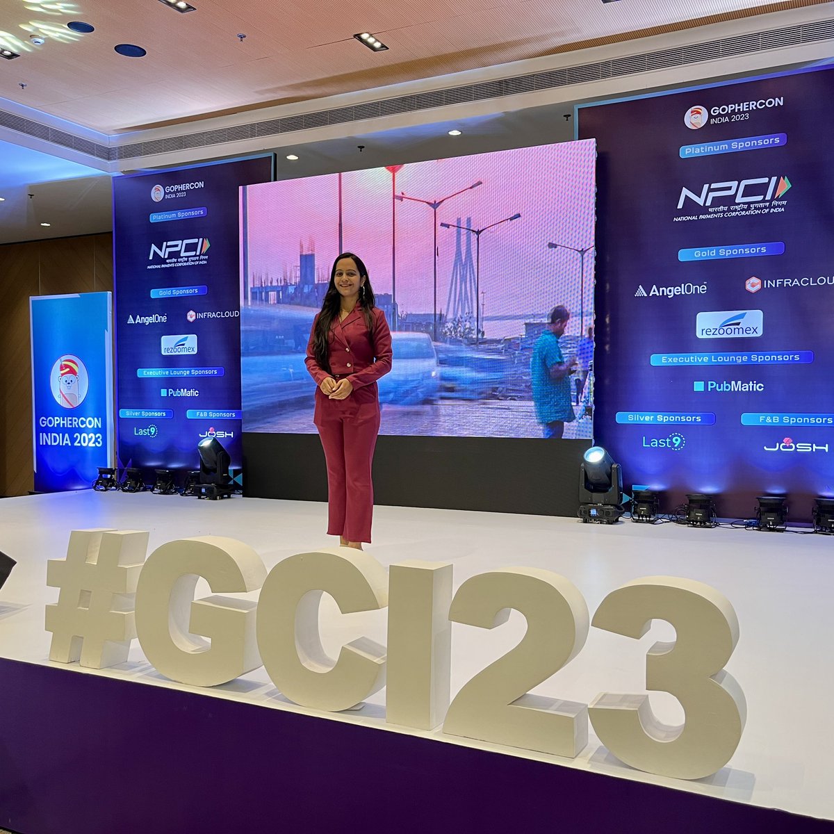 joshsoftware's tweet image. Shraddha Ghodke from Josh Software - Our host of the day at is keeping the Josh High at @GopherConIndia 

#GCI23 #GopherconIndia