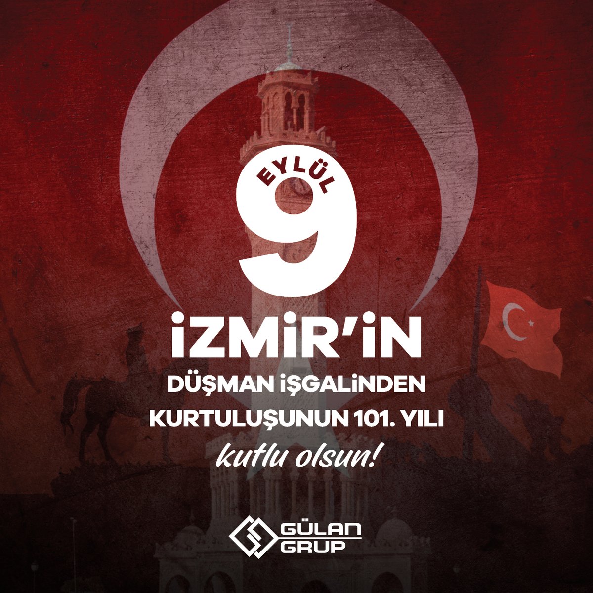 9 Eylül İzmir'in Düşman İşgalinden Kurtuluşunun 101. Yılı Kutlu Olsun.
#izmir #izmirinkurtuluşu #mustafakemalatatürk #9eylül #gülangrup #fiatgulan