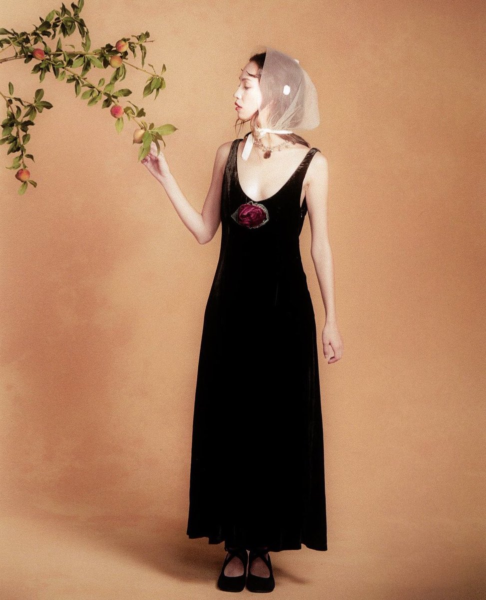 muglare's tweet photo. kiko mizuhara for unif, wearing the rhianne dress https://t.co/EM3blVn8FS