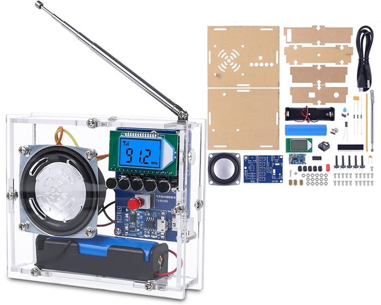 ICStation13's tweet image. New Products!
FM Radio Kit with Rechargeable 18650 Lithium Battery.
#diykits #solderingprojects #radio #icstation
shorturl.at/jkBFK