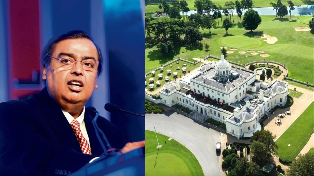 ThePriyank60's tweet photo. In January 2024, a grand party is planned in Ambani's stunning 300 acres mansion at Stoke Park, in London. #BigFatIndianWedding https://t.co/KxQQX2haT2