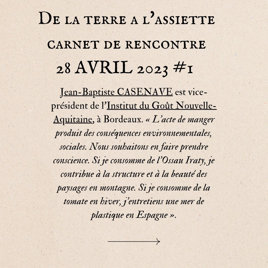 QGGuillon's tweet photo. CARNET DE RENCONTRE#1
De la terre à l'assiette, réponses aux menaces sur la sécurité alimentaire (@ImpactsEditions)
1/2 https://t.co/YnQUPmhxfZ