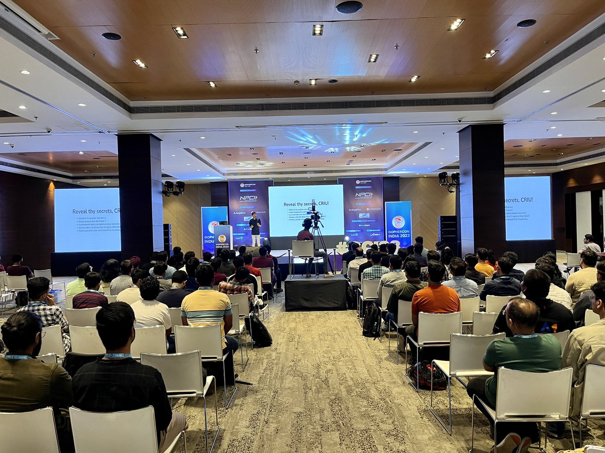 GopherConIndia's tweet image. Diving into the future of containers!

Join Prajwal S N as he explores Container Checkpoints with Go and CRIU at GopherCon India 2023. Don&apos;t miss this insightful session!

#GopherconIndia2023 #GCI23 #Gopherconindia #Gofriends #gophercon #Gophers #Golang #Godevelopers