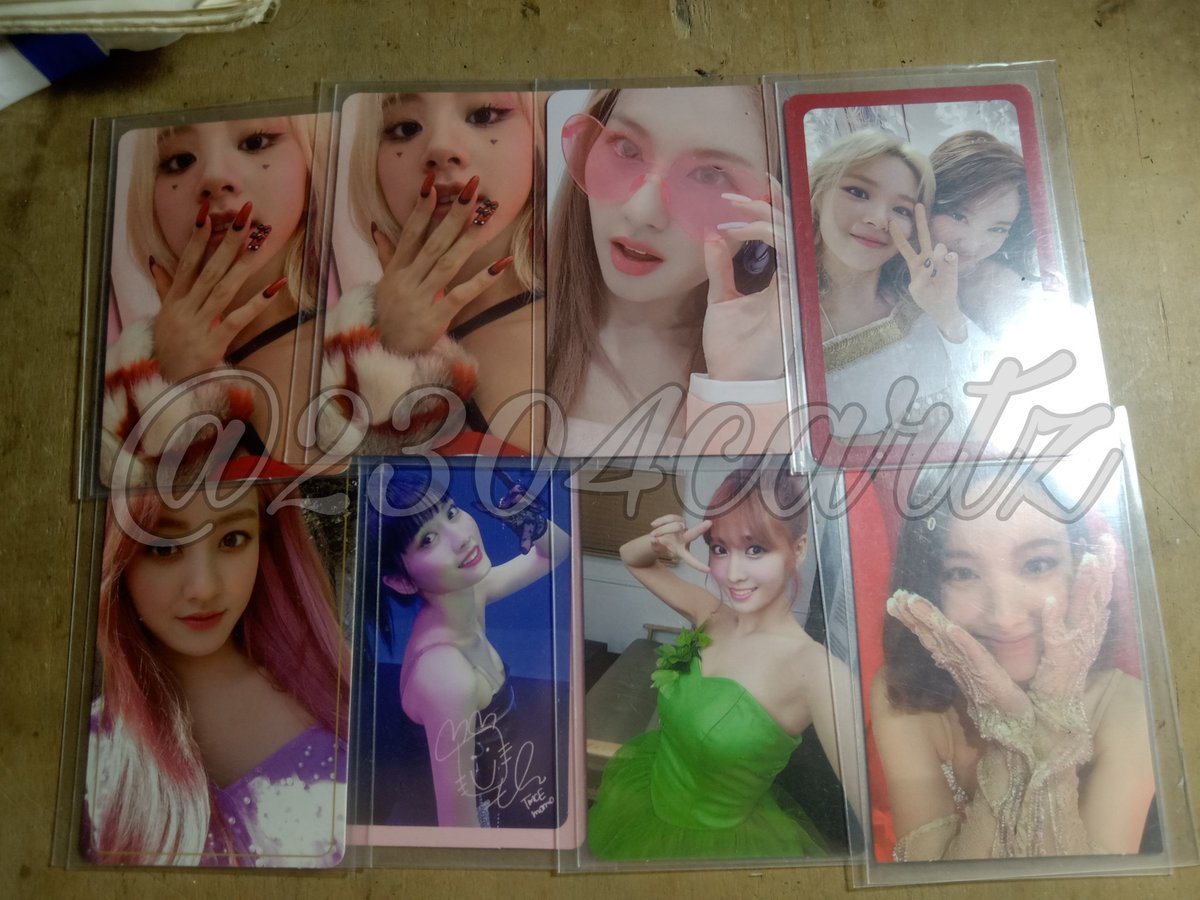 2304cartz's tweet photo. WTS / LFB ph~ #2304cartzsells

- Twice assorted pcs, all on hand
- payo or 5 days dop
- comment or dm to claim
- discount for sure buyer  
- press alt for the prices

- wts wtb lfb chae kuko 2yeon mnm jihyo thin momo singed Tinkerbell red bg tyoy signal fancy sana specs https://t.co/ULPNUY92Eq
