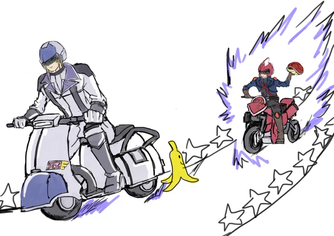 マリオカートの遊星とジャックです 