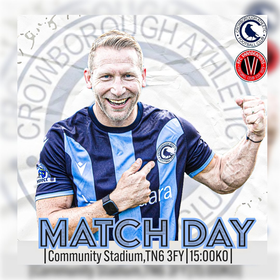 CrowboroughAFC's tweet photo. 🔵Match Day🔵
We're back at home for our SCFL fixture against @AFCVarndean. Come down and support the lads!🙌
📍Crowborough Community Stadium, TN6 3FY
🕚 15:00pm KO
#TheSCFL #stadium #Home #FOOTBALL #⚽ @ashdownradio https://t.co/dSwXSNOhEl