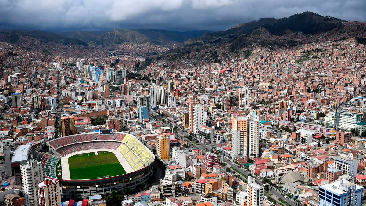 🏟️ The world's highest altitude football stadium is Estadio Hernando Siles in La Paz, Bolivia, sitting at a breathtaking 11,932 feet (3636m) above sea level. 

Players literally compete on top of the world!