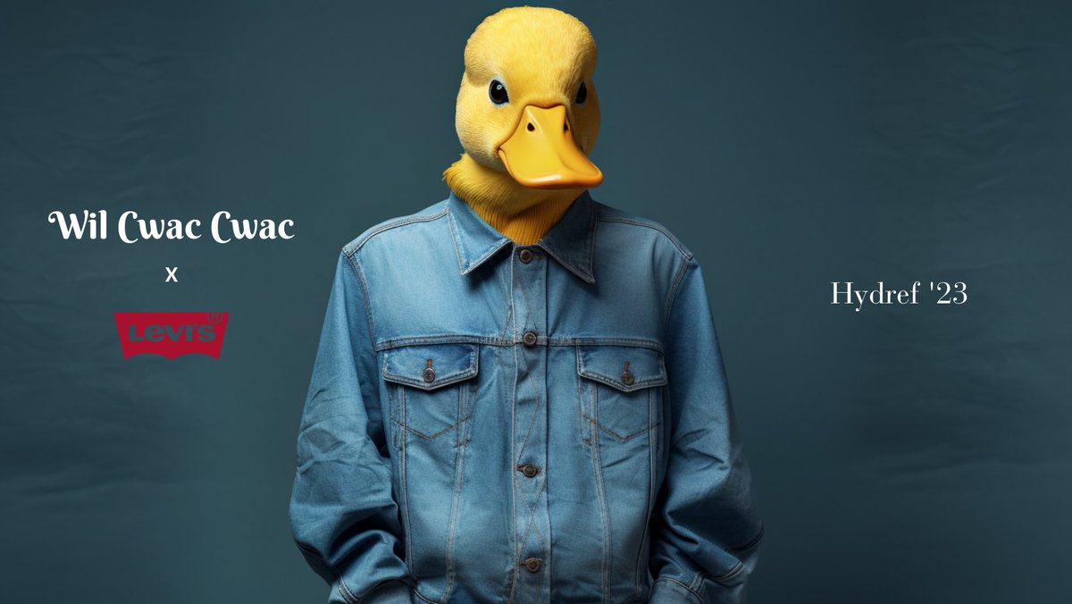 WelshAi_'s tweet photo. Limited edition Wil Cwac Cwac line for @levis 🐥👖 #welshai https://t.co/DSV5F3QJkA