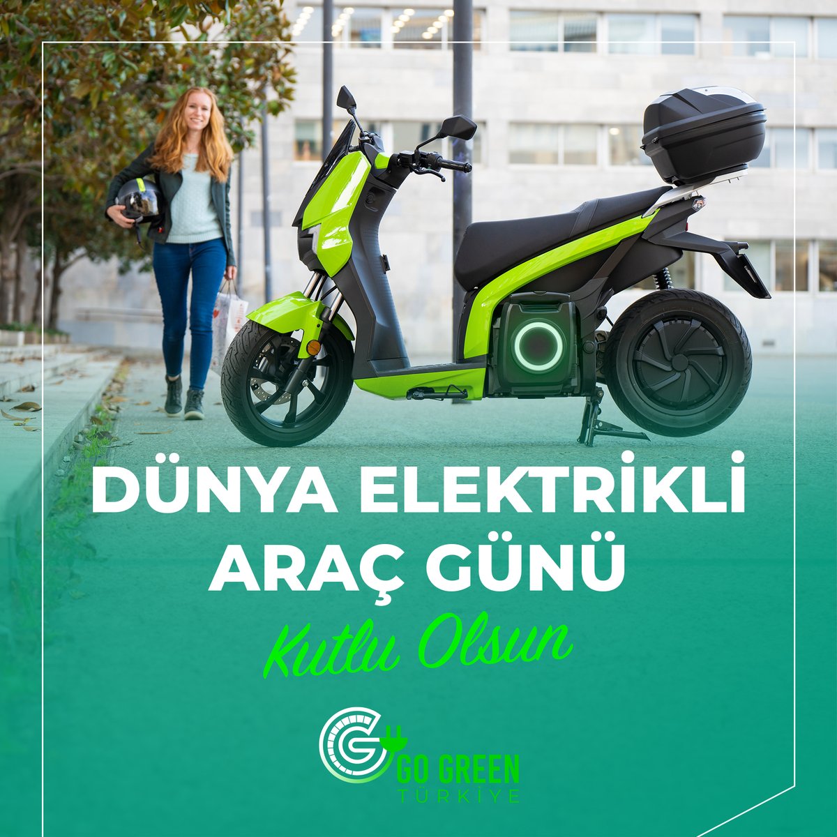 Sürdürülebilir yaşam ve çevre için sıfır emisyon hedefiyle çıktığımız bu yolda Go Green Türkiye olarak elektrikli araç ve şarj teknolojilerinin gelişmesini önemsiyoruz.
Dünya Elektrikli Araç Günü kutlu olsun!

#gogreentürkiye #DünyaElektrikliAraçGünü