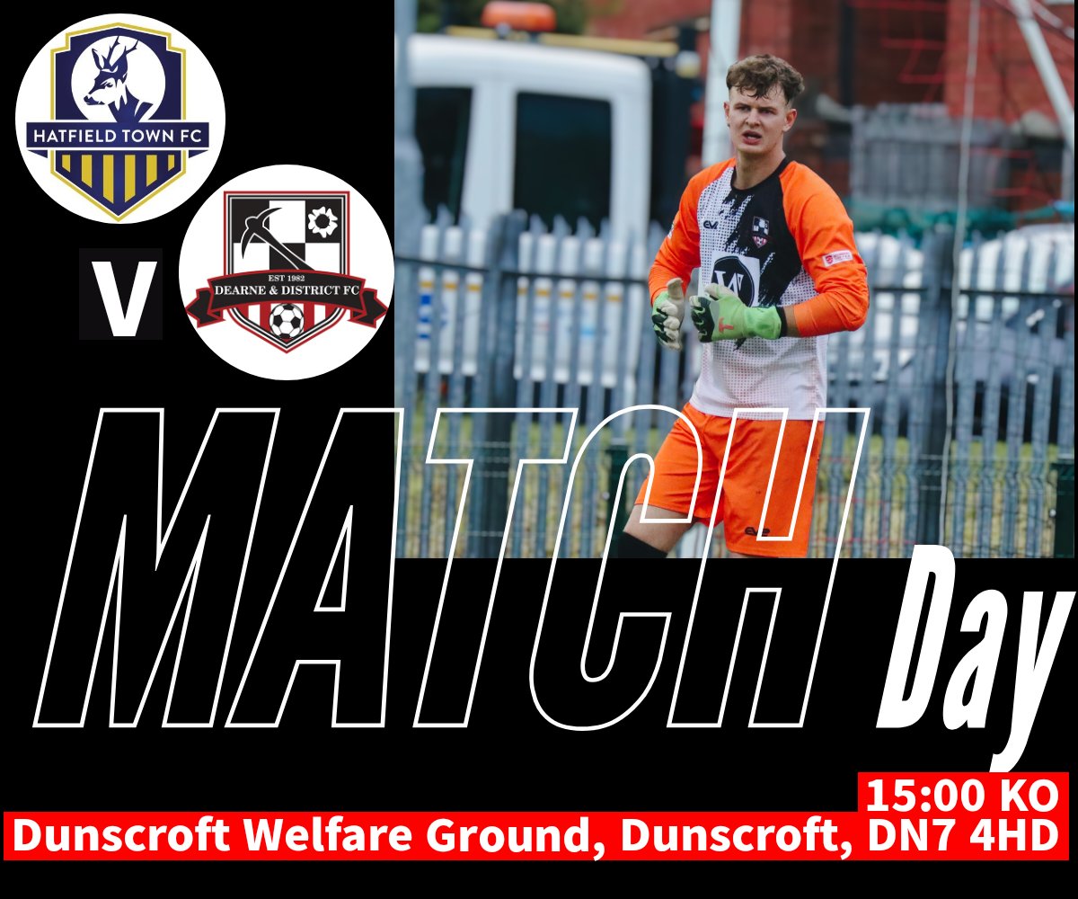 ⚽️ | 𝗠𝗔𝗧𝗖𝗛𝗗𝗔𝗬

With no local pro football this weekend due to the internationals, why not come & support the lads. 

You'll be surprised how much you enjoy it.

🆚 @Hatfield_TownFC
📆 09/09/23
🏟 Dunscroft Welfare Ground 
📍 DN7 4HD
⏰ 15:00 KO
🏆 @CentralMidsAll…