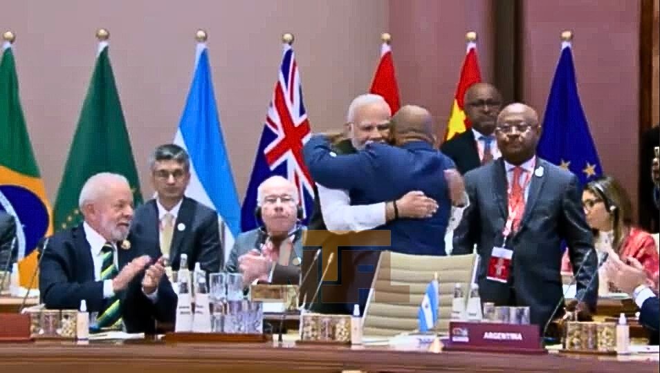 NTANewsNow's tweet photo. BREAKING NEWS 

African Union becomes permanent member of the G-20. https://t.co/vxWrgeiZtt