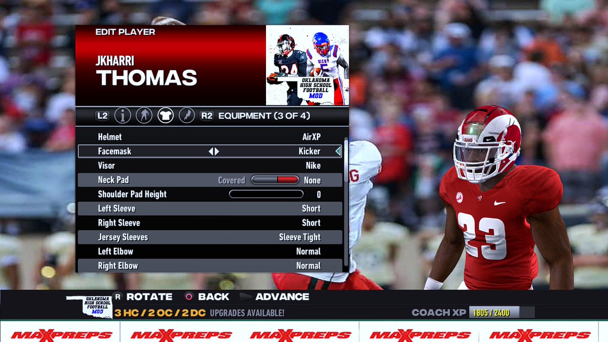 Oklahoma High School Football Mod tweet media