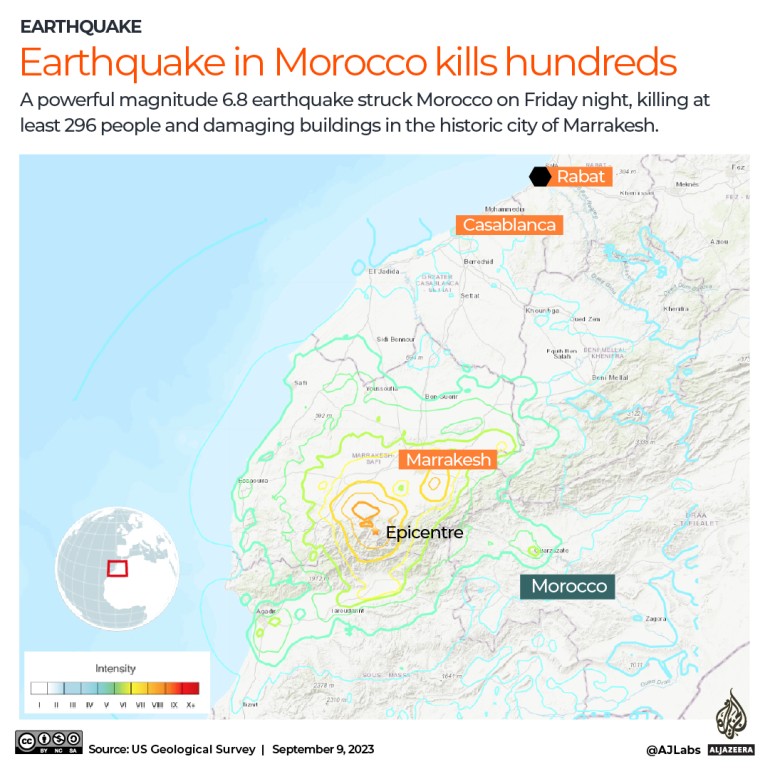 Our thoughts &amp; prayers go to the Moroccan people who faced a devastating earthquake last night.
Stay strong 🇩🇿🙏🇲🇦
