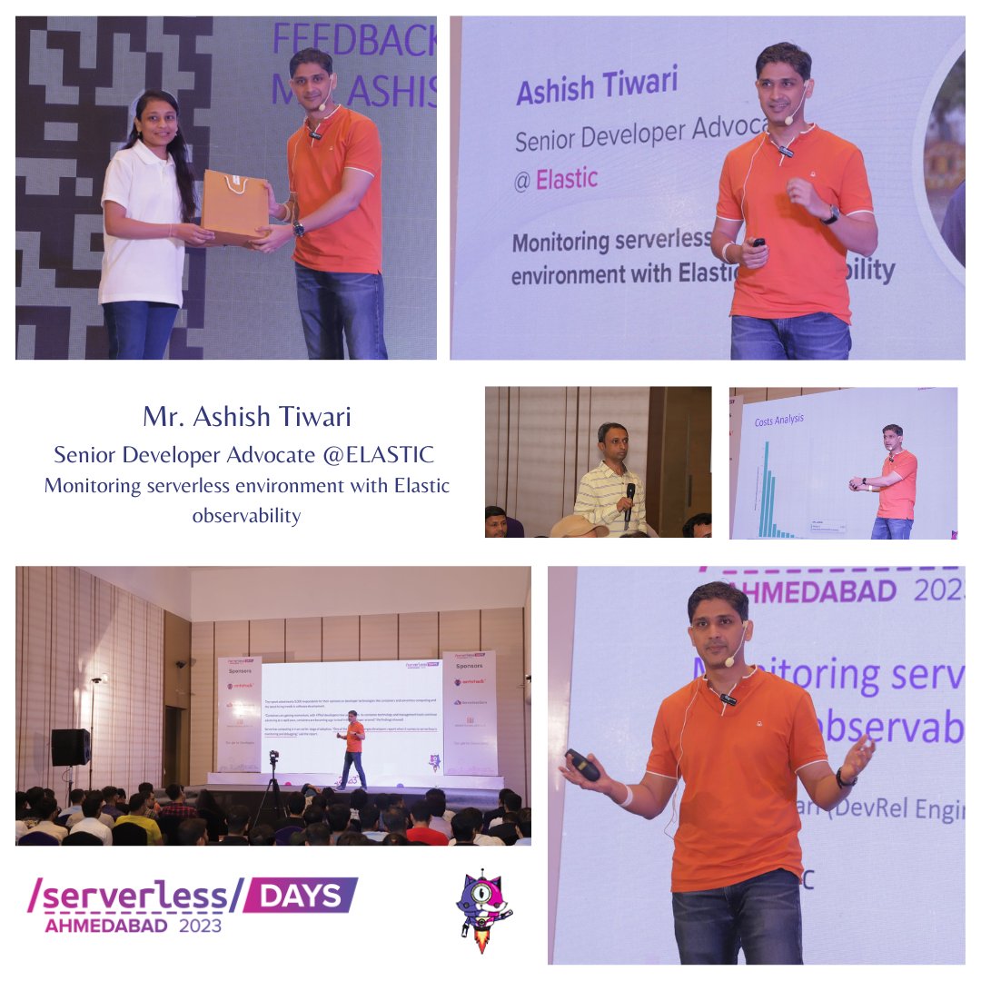 Serverless Ahmedabad (@serverlessamd) on Twitter photo ๐ Speaker Spotlight: <a href="/AshishTiwari/">Ashish Tiwari</a> ๐ค
๐ At Serverless Days Ahmedabad 2023, Ashish illuminated us on "Monitoring Serverless Environments with Elastic Observability."
๐ Elevate your serverless game with expert insights!
#ServerlessDaysAhmedabad #ElasticObservability #TechTalk ๐ Speaker Spotlight: <a href="/AshishTiwari/">Ashish Tiwari</a> ๐ค
๐ At Serverless Days Ahmedabad 2023, Ashish illuminated us on "Monitoring Serverless Environments with Elastic Observability."
๐ Elevate your serverless game with expert insights!
#ServerlessDaysAhmedabad #ElasticObservability #TechTalk