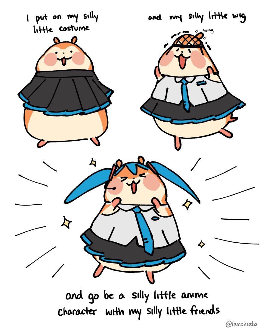 the cosplay experience🐹✌️✨