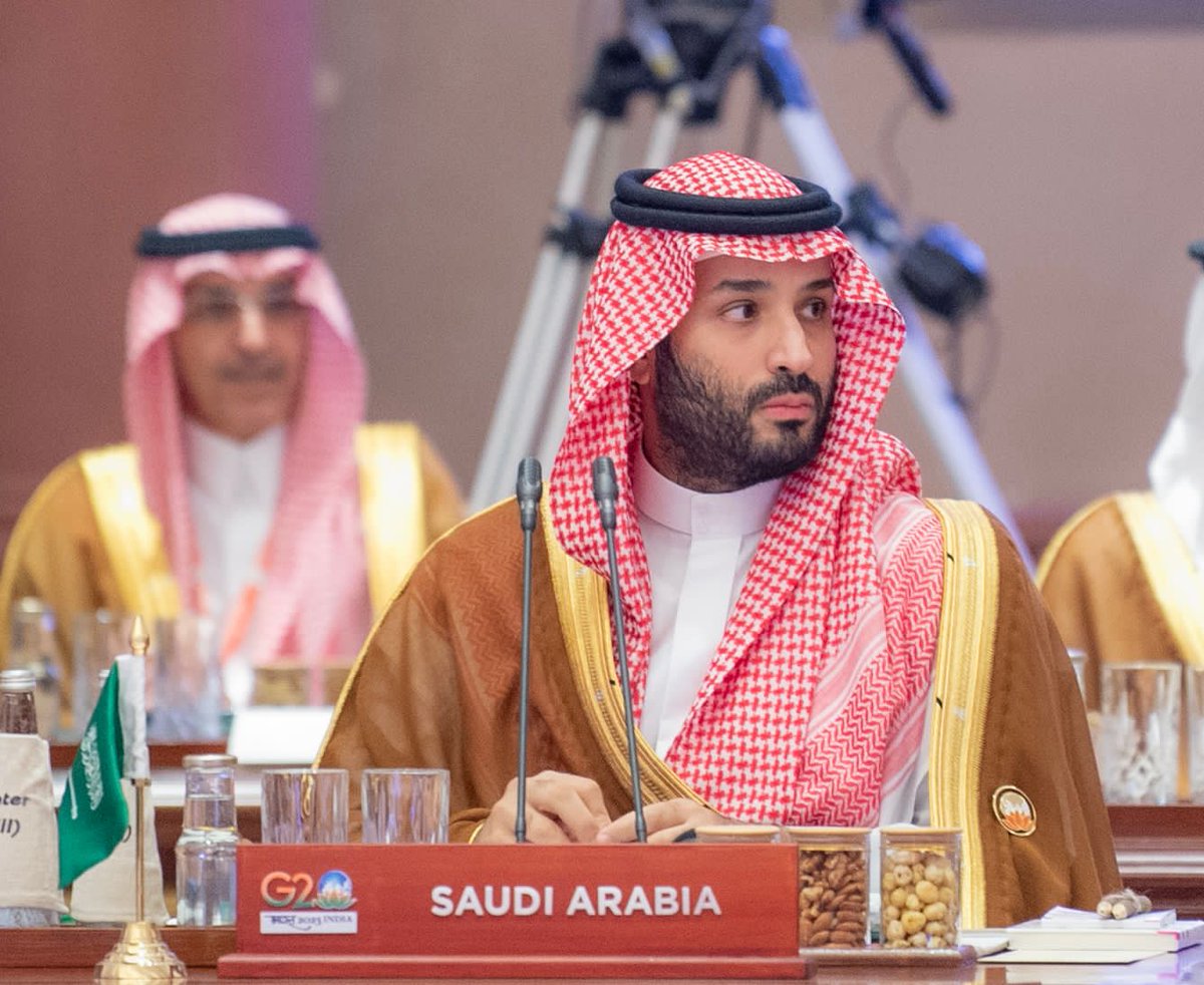 HRH Crown Prince heads the Kingdom's delegation to the #G20 summit in New Delhi, India.
#SPAGOV