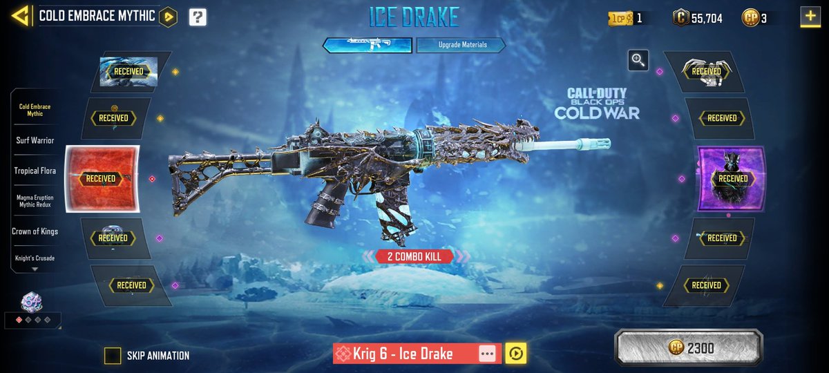 TirelessSoulYT's tweet photo. Rise and Grind, Gamers! 🔥🕹️
Cold Embrace Mythic Drop is here @PlayCODMobile
#Callofdutymobile #GamingRoutine #CODMobileUpdate https://t.co/3BTT1rgMbo