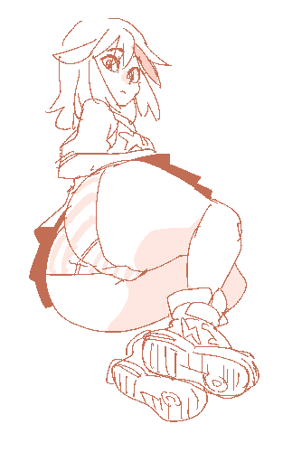 大きなおしりの流子ちゃん 