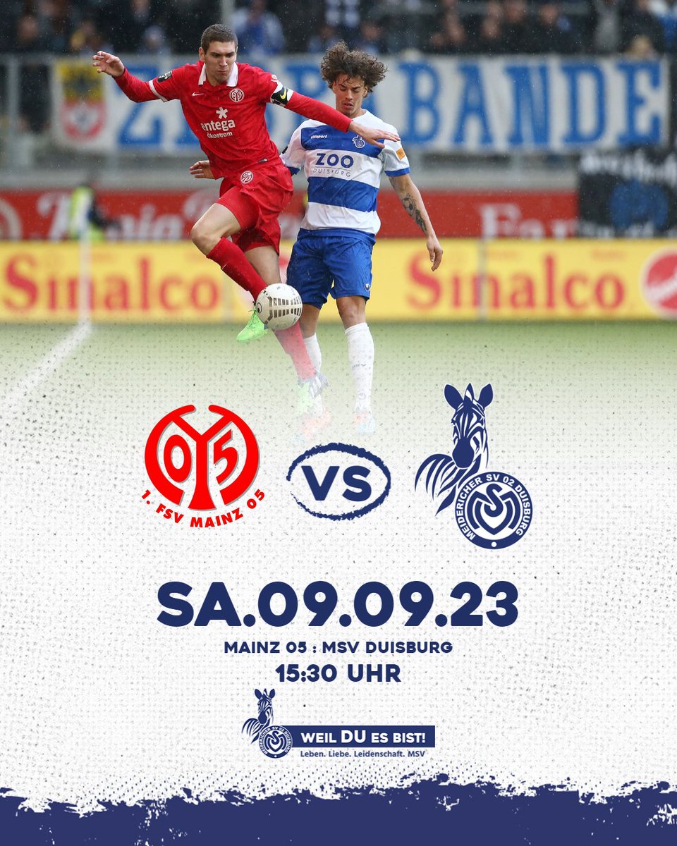 MSVDuisburg's tweet photo. Auf zum Bruchweg nach Mainz - Test-Spieltach!
🆚 1. FSV Mainz 05
🕞 15:30 Uhr
🏟️ Stadion am Bruchweg
🌞😰 29°, sonnig
👋 Adschee, liebe Südtribüne
#M05MSV #WeilDUesBist https://t.co/Y38yhBcXHV