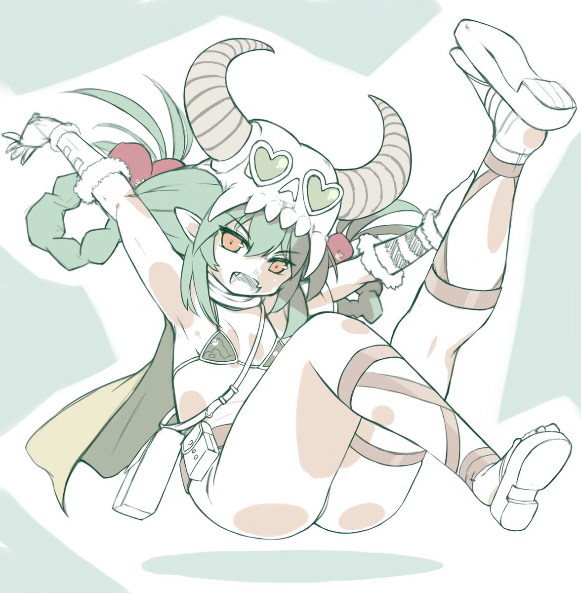 clearlancem's tweet photo. 全員性癖なので課金不可避でした◯
#モン娘TDお絵描き https://t.co/ET4tkqBpHn