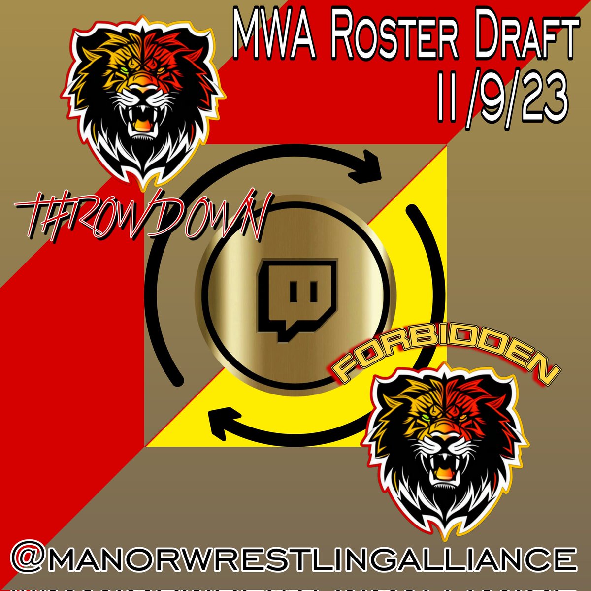 Monday 11th September - the BIGGEST draft in MWA history takes place! Teams will be broken, rivalries reborn..... #weareMWA
