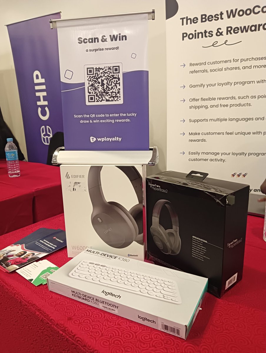 JagadeshMoorthi's tweet photo. Attention @WordCampMY attendees!

@wployalty_ Luckydraw registration is extended until 04:30 PM.
Make sure to register and grab your chance to win the funky gadgets 🎧⌨️
#WCMY2023 #wployalty #luckydraw https://t.co/No38D4hN3g