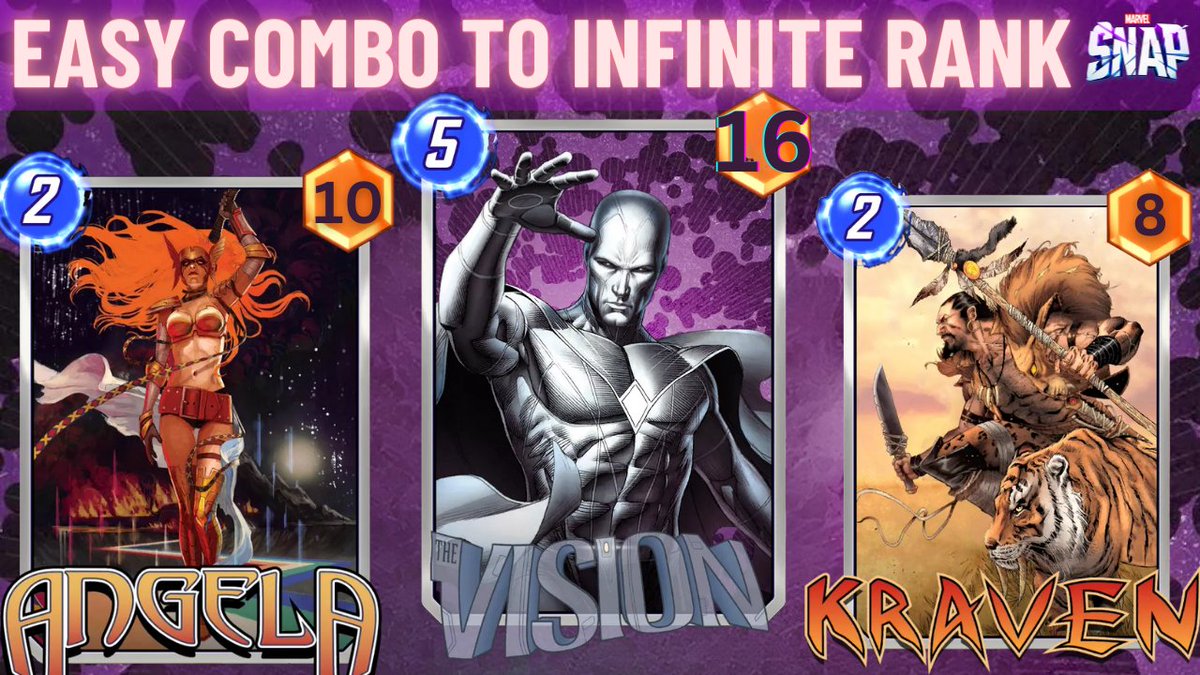 Just_Putera's tweet photo. Just uploaded this for the deck I'm using for this infinite season, in case anyone is looking for inspiration or try new deck= https://t.co/fgIYC325J0…
#MarvelSnap #Infiniterank #Marvel #marvelsnapcreator #marvelsnapdecks #infinitedeck #marvelsnapgameplay #shurikitty #legionmove https://t.co/YrhtubuvFU