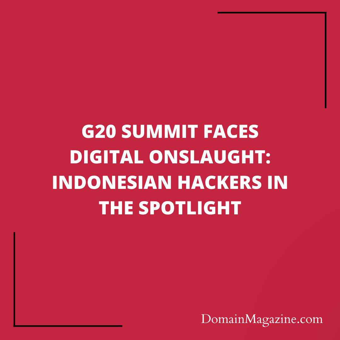 domain_magazine's tweet photo. India's G20 Summit debut under threat from cyber attackers?
Check the full news here: https://t.co/nQCoc5UgWw
#DomainMagazine #DomainName #G20 #G20Summit #IndiaDebut #OPINDIA #GlobalLeaders #IndiaIsBack #Cybersecurity #India https://t.co/qbWYVTPfGH