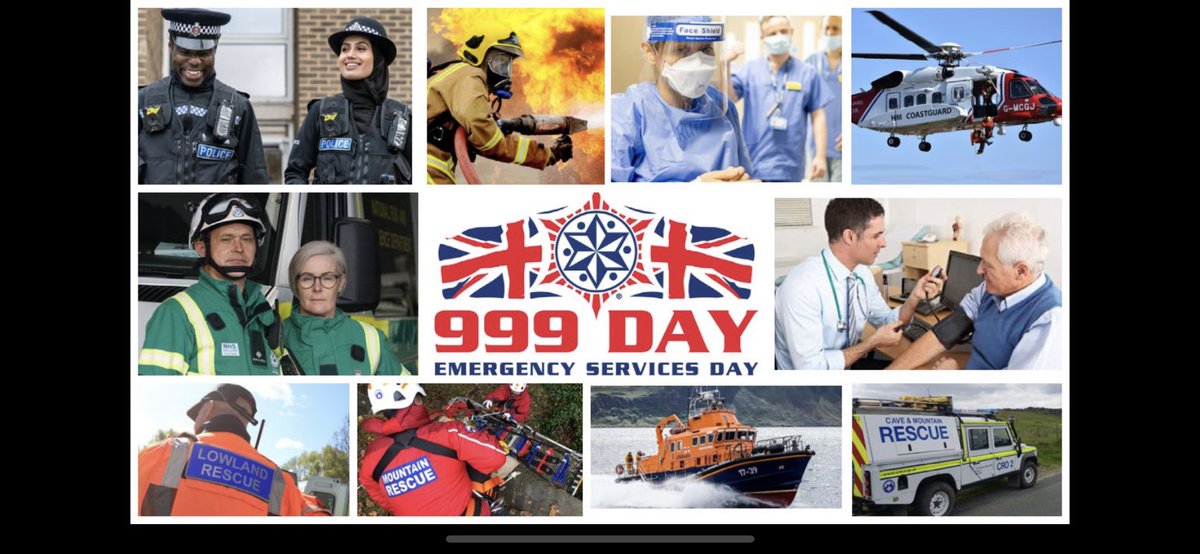 Thank you to the incredible people who make up our emergency services, be that paid or voluntary! I’ve had the pleasure to work with amazing, selfless great individuals and teams! Would I change my job! Never! #999day