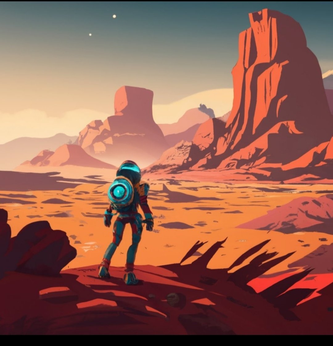 brbee14's tweet photo. @trace_meta
 Tracer on Mars looks like this 🚀 https://t.co/k9ocohvSoK