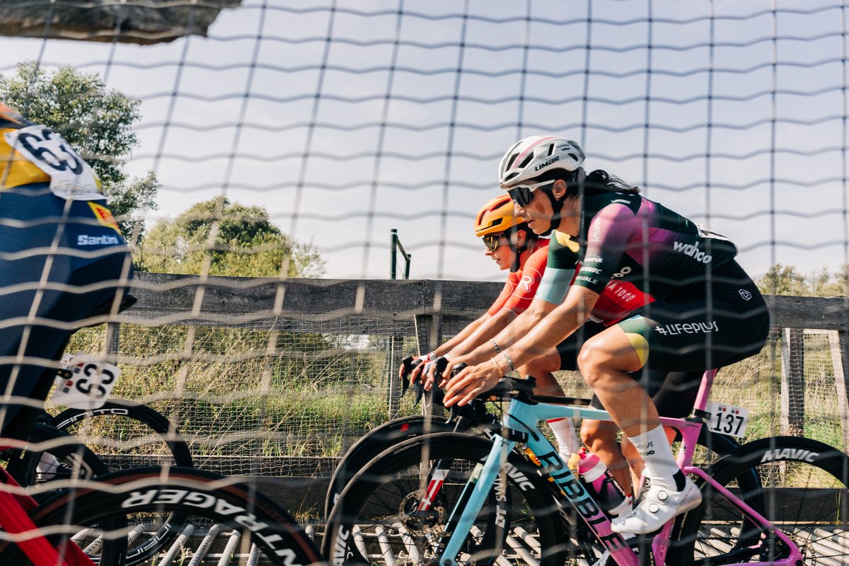 DropsCycling's tweet photo. The @simacladiestour_official keeps rolling as we head to Valkenburg for a 'mini Amstel Gold' stage with the Cauberg in the finale.

After Babette's 12th place in the sprint yesterday we have Margaux sitting 36th on GC, at just 49 seconds from the lead, looking to move up. https://t.co/8ao9yYx4yO