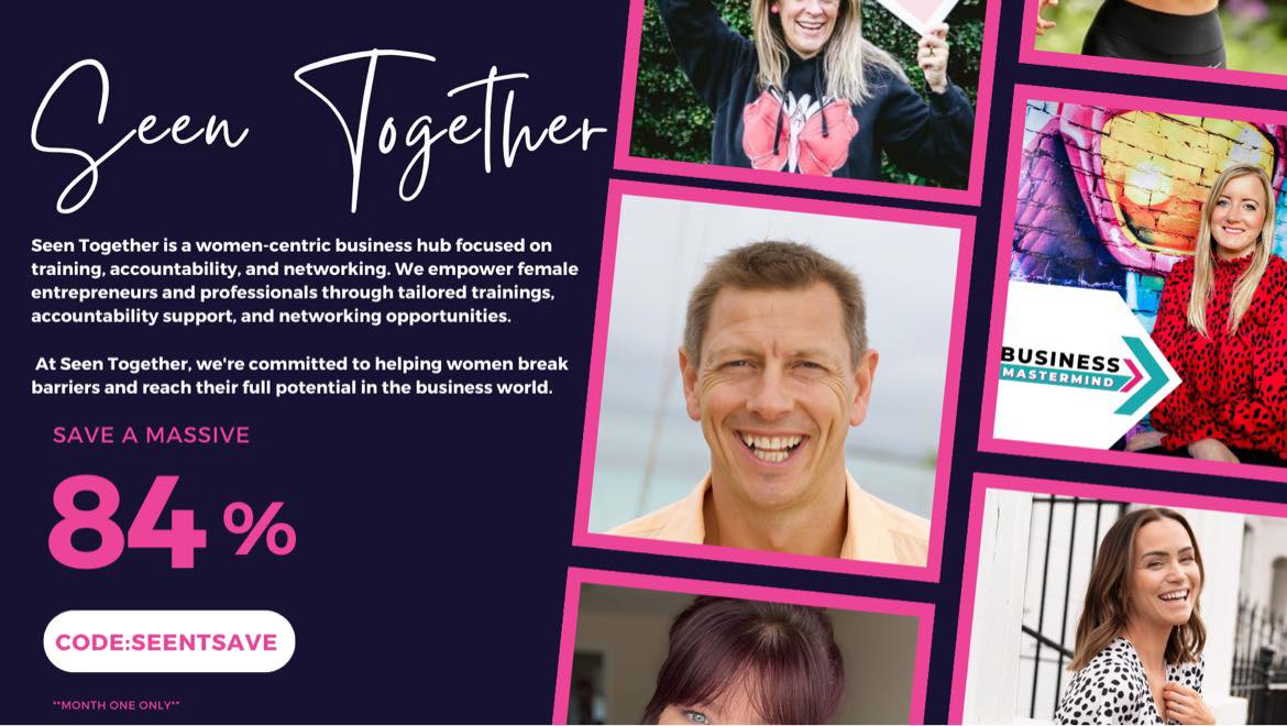 Overcome obstacles
Connect with other #womeninbusiness globally

SEEN Together  Membership mibint.co/SEENTOGETHER/6…
Use SEENTSAVE
for amazing discount until Thurs

SEEN Membership mibint.co/SEEN/64u76x
Use code
SEENSAVE 
for an unheard of discount until Thursday