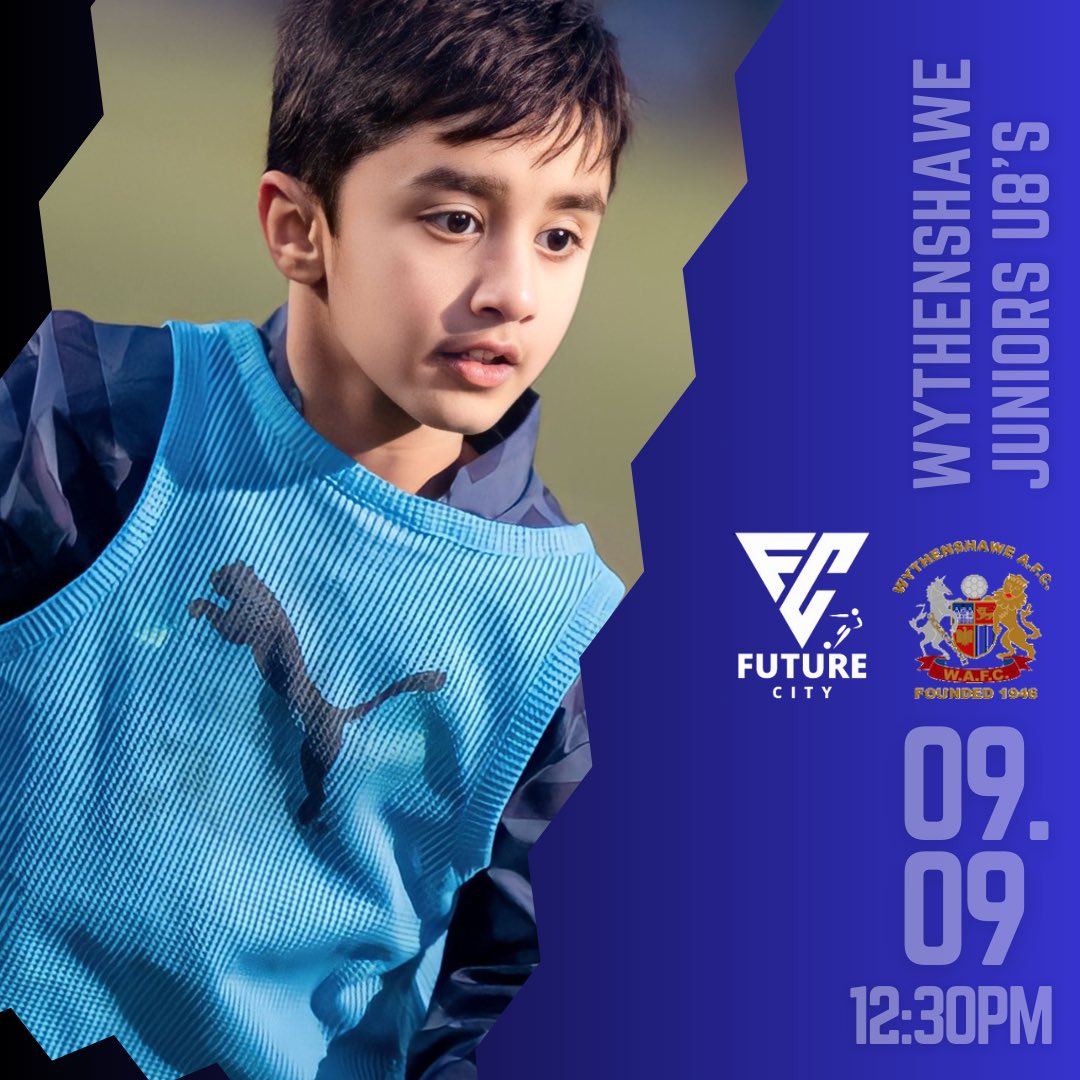FutureCityfc's tweet photo. The juniors are back in action today ⚠️⚽️

U8’s Lions take on Boothstown while U8’s Tigers play Wythenshawe at Trafford Fives this afternoon 🔥
U9’s play Reddish at Houghend on tomorrow (Sunday) ☀️

#DevelopmentSeason ⚽️🧗‍♂️ https://t.co/uuuhoM0rDX
