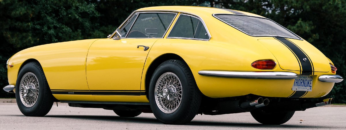UltimativCars's tweet photo. #QuailAuction2023
The #Intermeccanica #Apollo #GT (1962-65) was made in a total of 91 units, of which just 2 were used as "#Thorndyke Special" in the 1968-movie "The #LoveBug": a '63 3500 GT & a '65 #5000GT.
This is the 2nd mentioned; est. at $175-250k, it was sold at $165,200. https://t.co/gG0LMmtelo