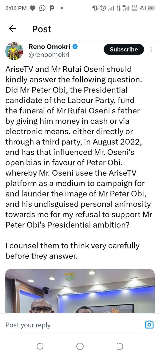 ADEOLA7877's tweet photo. @ruffydfire Oloshi... Hunchback Mugun.. you are not looking for the good of Nigeria,u are just supporting obi bcos he supported u during ur father's burial...selfish Mugun... https://t.co/TtlJ7c1upu