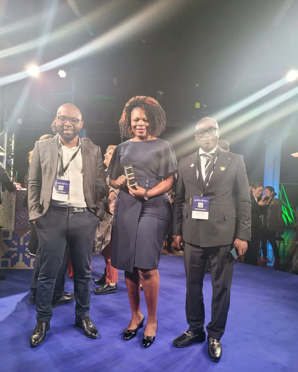GovIDGhana's tweet photo. We are proud of our partner Tarkwa Nsuaem Municipal Assembly, for being awarded the Best Reform Interventions for their work in empowering the youth and women in the assembly. 
This took place at the 8th Global Summit of the @opengovpart in Tallinn, Estonia. 1/2 https://t.co/gADEXeaIKo