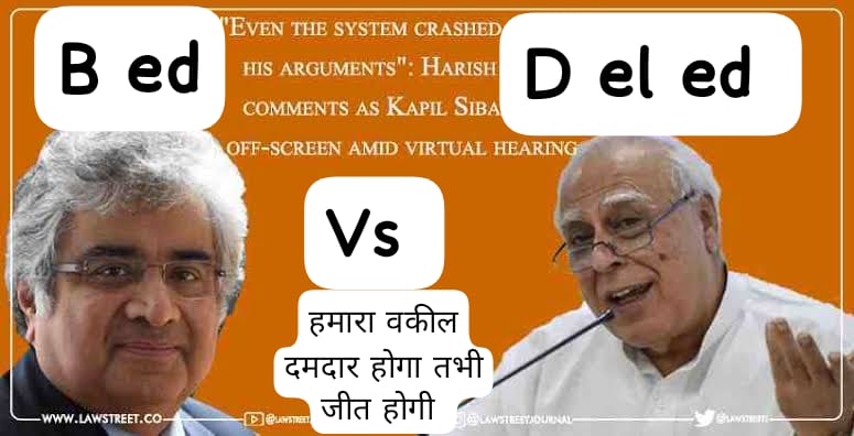 DeveshSharma_RJ's tweet photo. क्लियरफिकेशन में हरीश साल्वे जी का उपलब्ध रहना मुश्किल है । और बीएड की  तरफ से छोटा सा सीनियर रखना मुश्किल है । https://t.co/DKXQo8nr8L