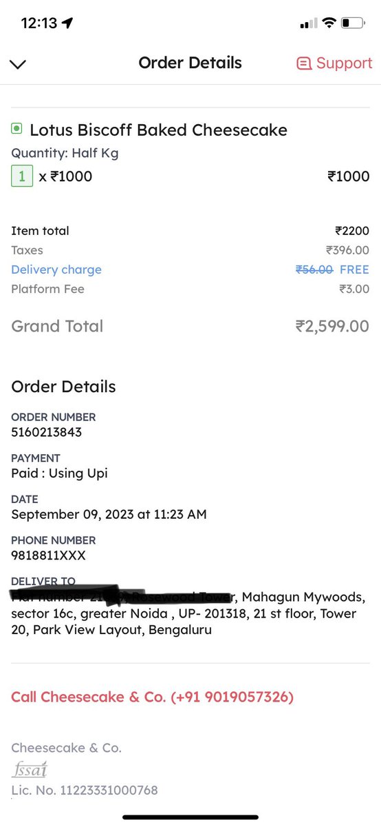 chogtupooja's tweet photo. Worst ever food app! Scammers! How conveniently messed up the to and from address and then pushing the buck around! #swiggy is much better and more conversational customer support staff! and many such vendors must re check with #zomatoscamapp #zomato https://t.co/LHMjSflnmG