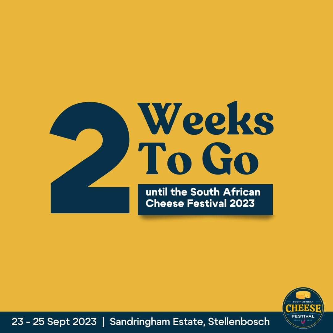Mark your calendars! 

From 23 to 25 September, the South African Cheese Festival is turning up the volume with an incredible music lineup. From rock 'n roll to Afrikaans music, we've got it all. Come for the cheese, stay for the good times! #cheesefestival #stellenbosch