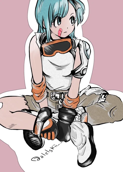 ブルマさん#イラスト 