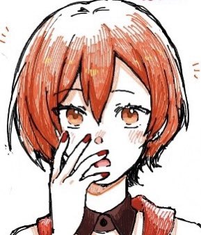 meiko (vocaloid) 1girl solo red nails short hair portrait looking at viewer nail polish  illustration images