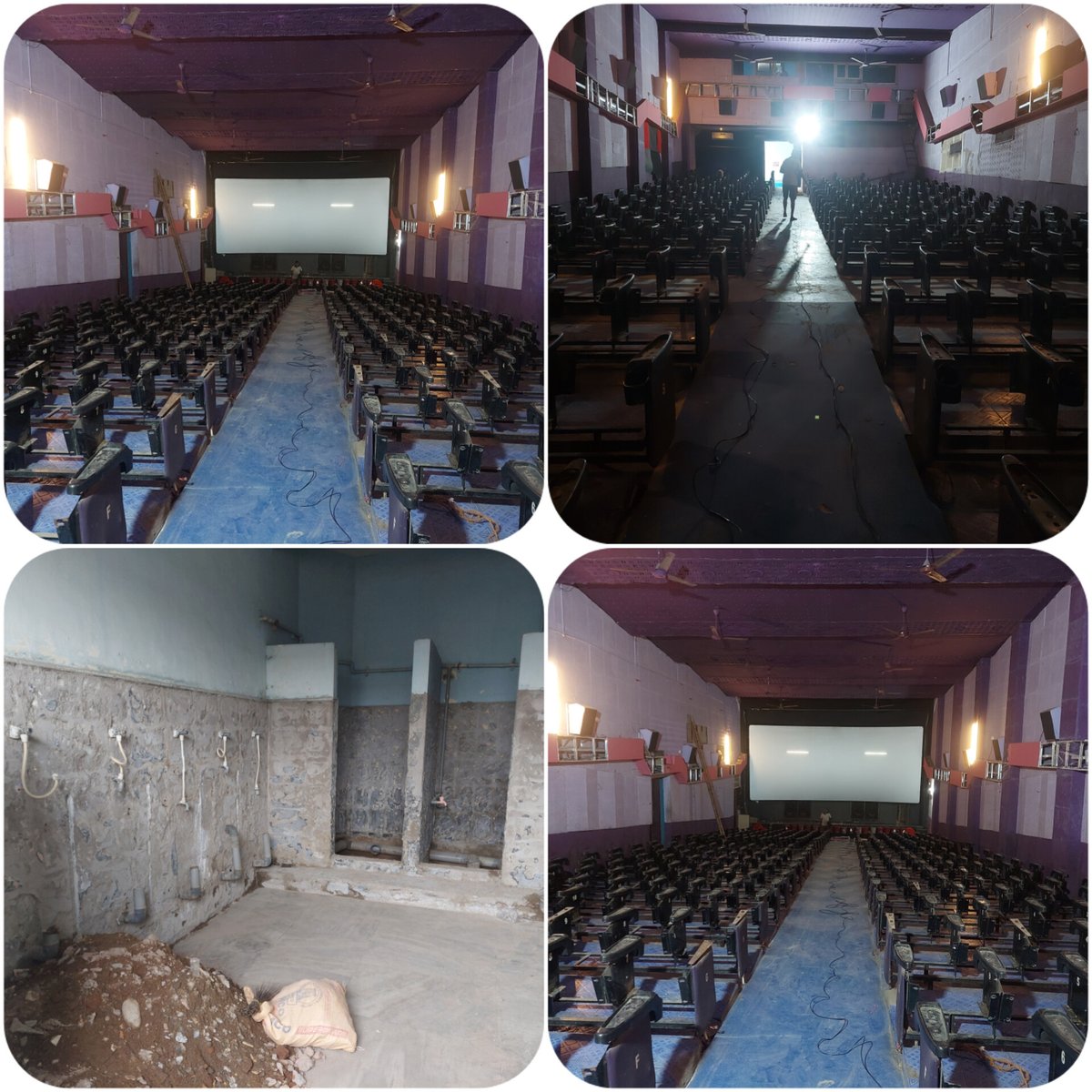 Working in progress......
How many of them waiting for New #SakthiCinemas2pointO 😎

#MaduraiSakthiCinemas #sakthicinemas #Newupgrade #2Point0 #newentertainment #Cinema #Tamilcinema #Hollywood