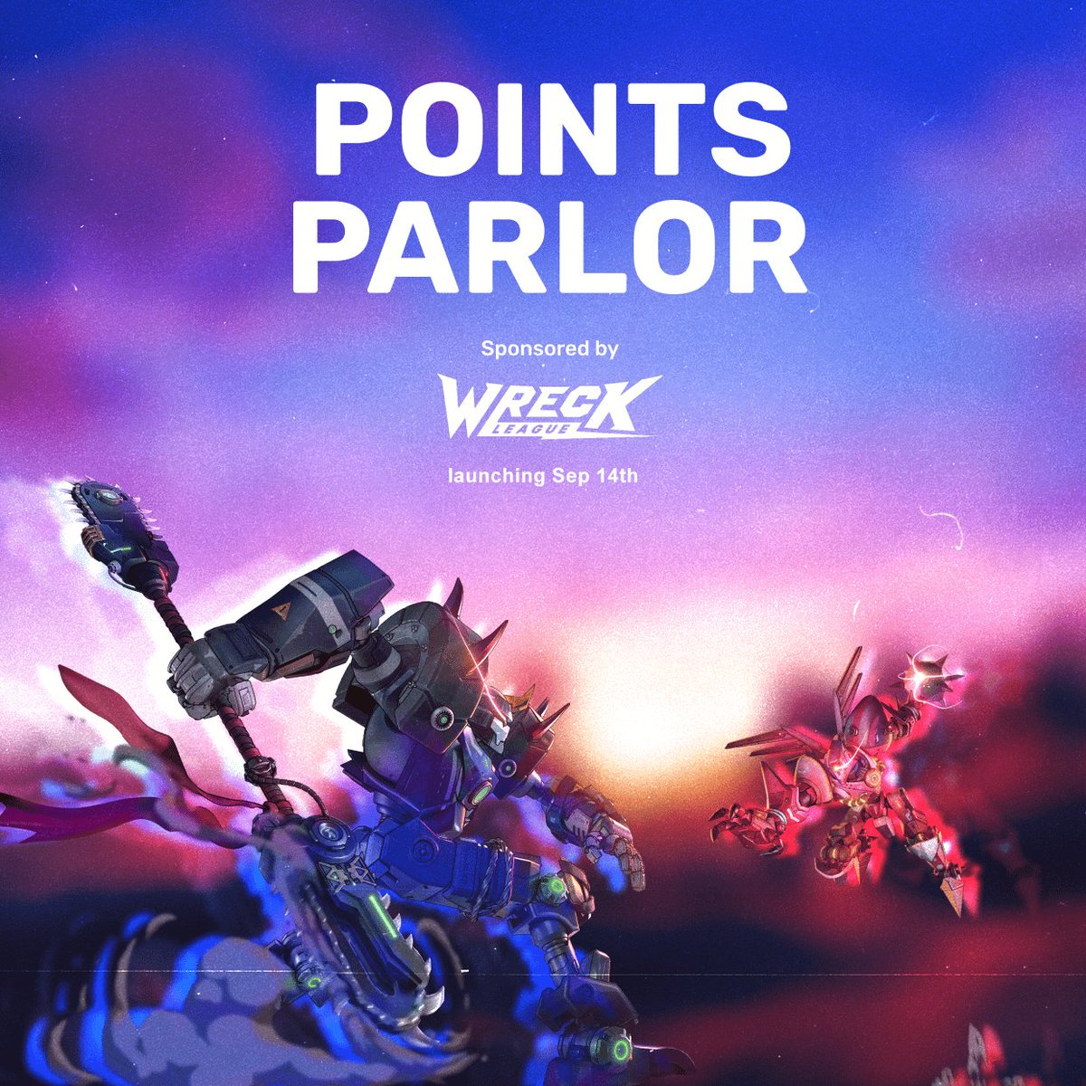 DeGodsNFT's tweet image. The next sponsor for Points Parlor is @WreckLeagueHQ!

Watch @frankdegods play in the Founders Cup on September 9th at 6PM PST 🏆 

One more thing...

Wreck League is sponsoring 10 y00ts and 1 DeGod for the prize pool ✅