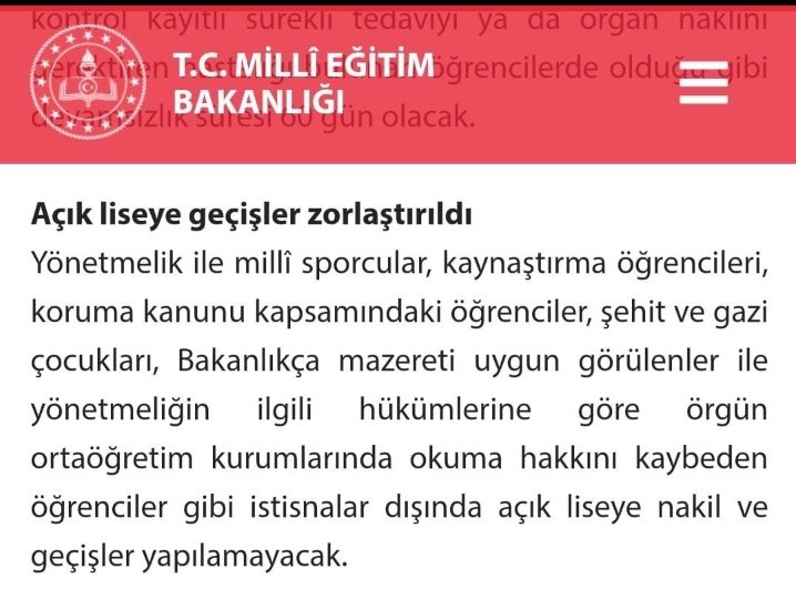 ecoliiv's tweet photo. #AcikLiseHakkimiz #aciklise 
Yapmaya çalıştığınız şeyi anlıyoruz ama bu okula 2 gün kala verilecek bir karar değil mağdurum. https://t.co/PL3ffMdZF4