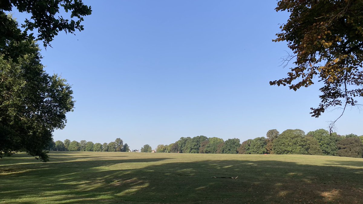 A warm and sunny start to this September Saturday here at Abington Park in Northampton.