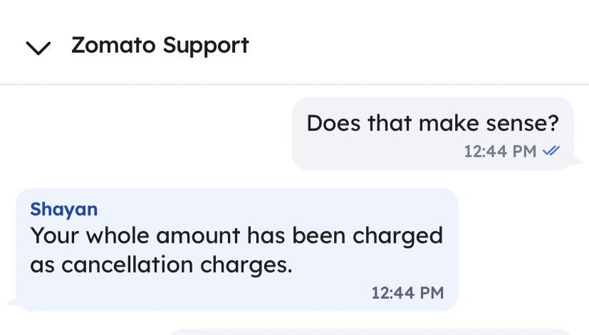 chogtupooja's tweet photo. @zomatocare This is the real scam !! And worst customer care support! #zomato #CustomerExperience https://t.co/yaQdB8xX4J
