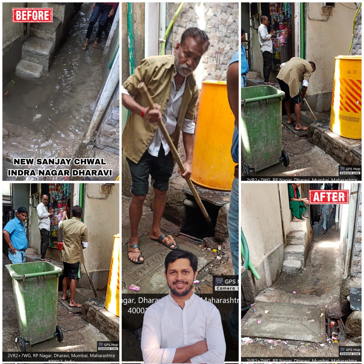 ataulkhan09's tweet image. ASW-W01205🚧 

*As Requested By Resident Of Ward No.188 
New Sanjay Chwal Indra Nagar Dharavi Mumbai 17.

✅ Nala Cleaning Work Done.

#Ataul4u #Ataul #Dharavi #CleanDharavi
#Street #Cleaning #swatchbharat #Mumbai #BMC
#AtaulKhan #AtaulSocialWorker #KaamBoltaHain