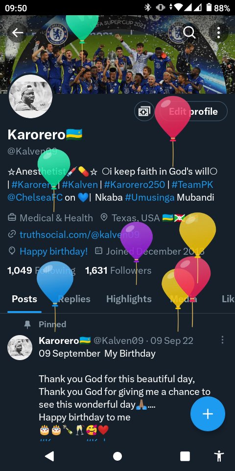 Kalven09's tweet photo. 🎉 Happy birthday to an incredible person, ME! 🥳 Grateful to Almighty God and my beautiful parents for their love and guidance. Here's to another year of blessings and unforgettable moments! 🎂❤️ #BirthdayCelebration #Blessed
#Kalven #Karorero https://t.co/dYRw9QDyXk